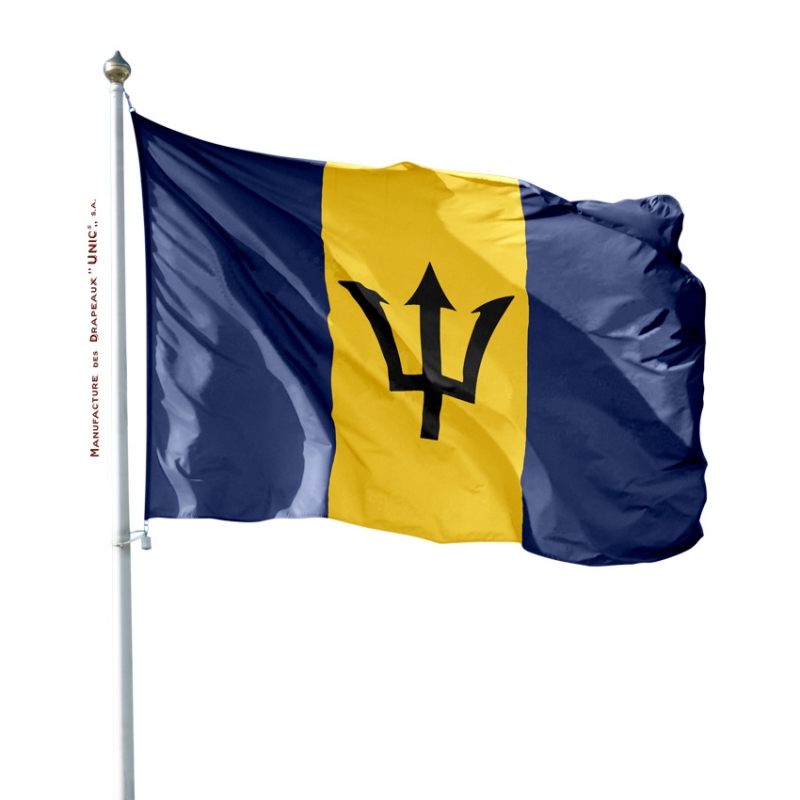 Pavillon Barbade drapeau pays Unic