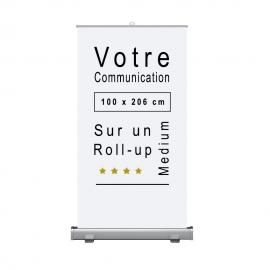 Roll-up Medium support de communication