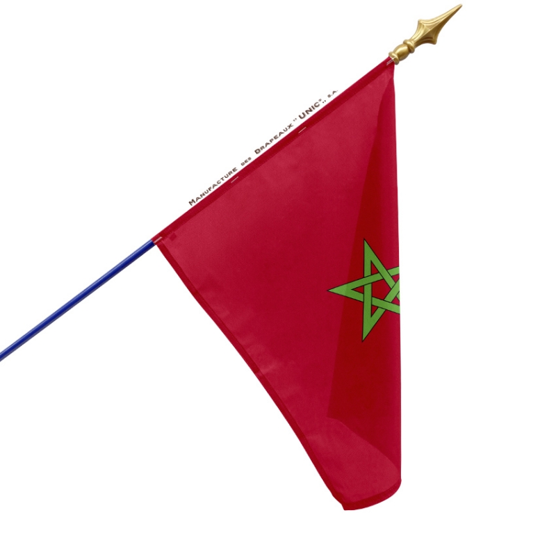 Drapeau Maroc disponible en plusieurs tailles