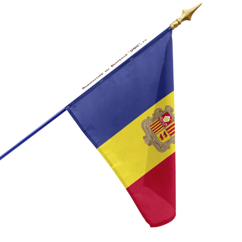 Drapeau Principauté d'Andorre Drapeaux Unic