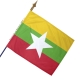 Drapeau Myanmar tous les drapeaux Unic